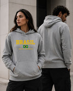 Moletom Brasil South America Bandeira Nacional Estilo Urbano