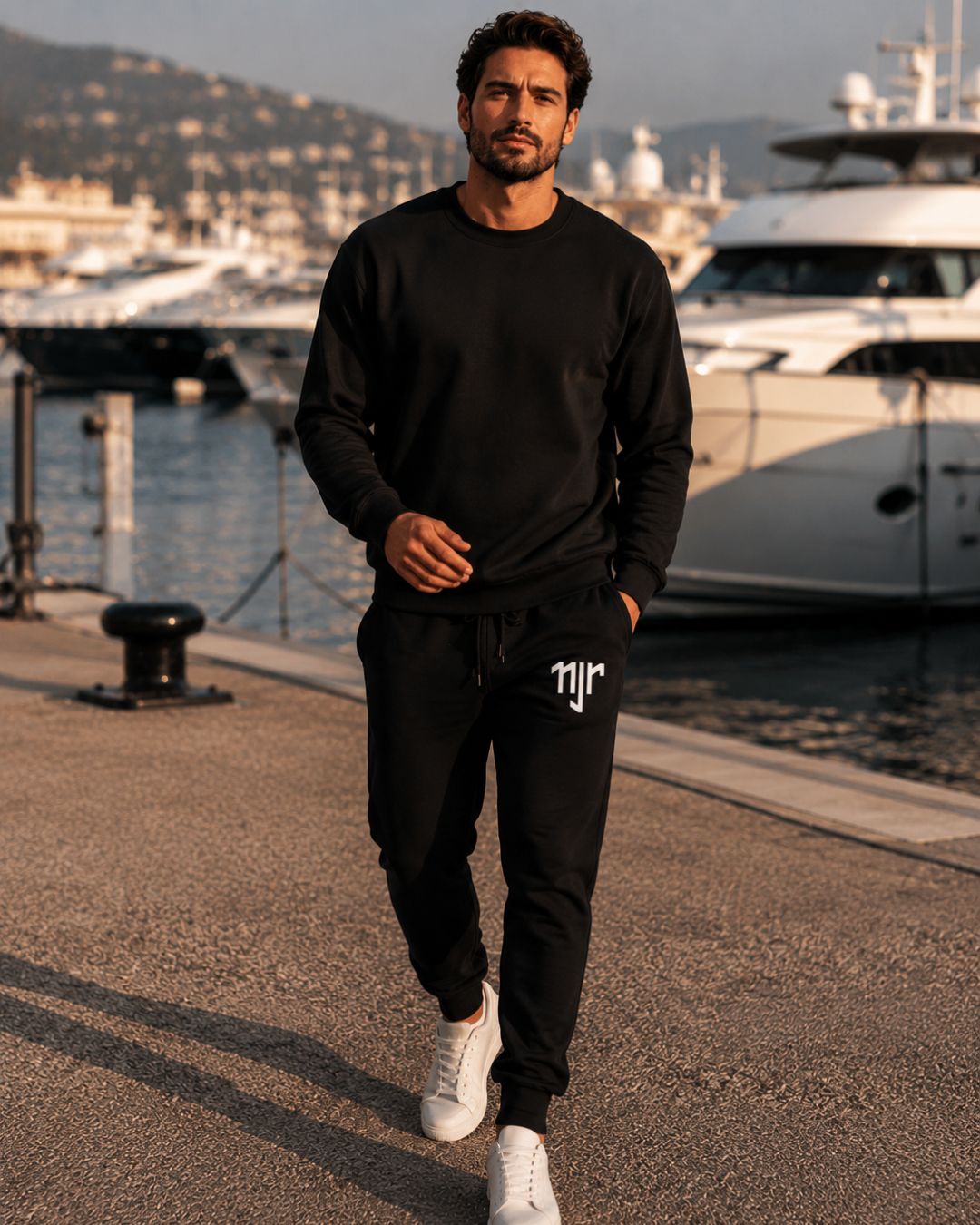 Conjunto Brasil Neymar Estampa Costas Com Calça Jogger Casual