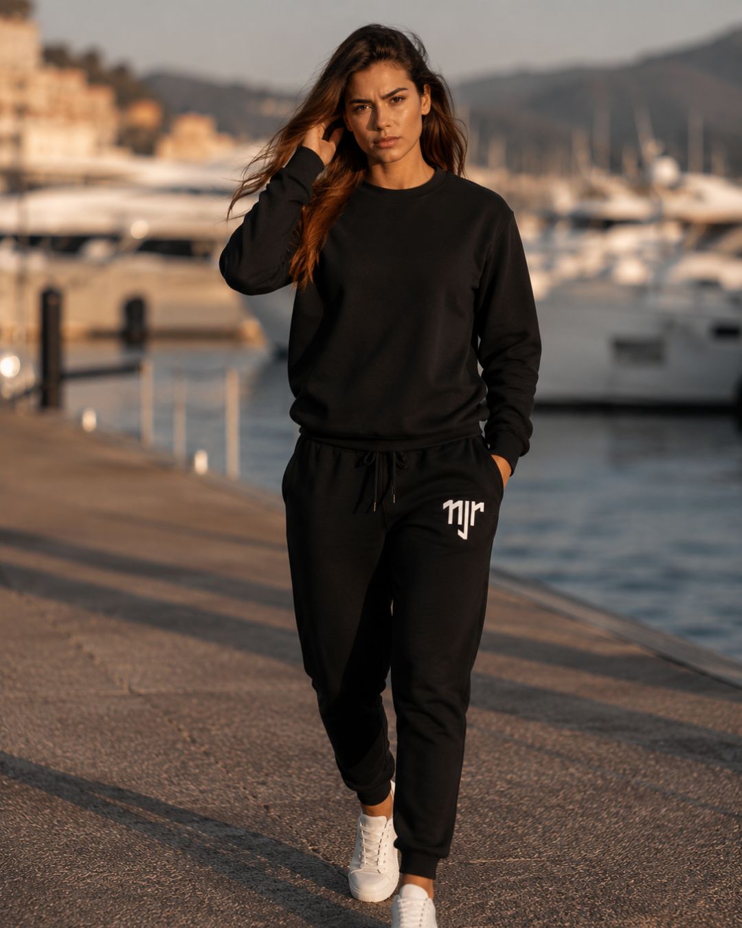 Conjunto Brasil Neymar Estampa Costas Com Calça Jogger Casual