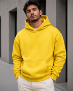 Moletom Básico Com Capuz E Bolso Canguru Casual Urbano