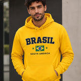 Moletom Canguru Brasil Bandeira Nacional South America