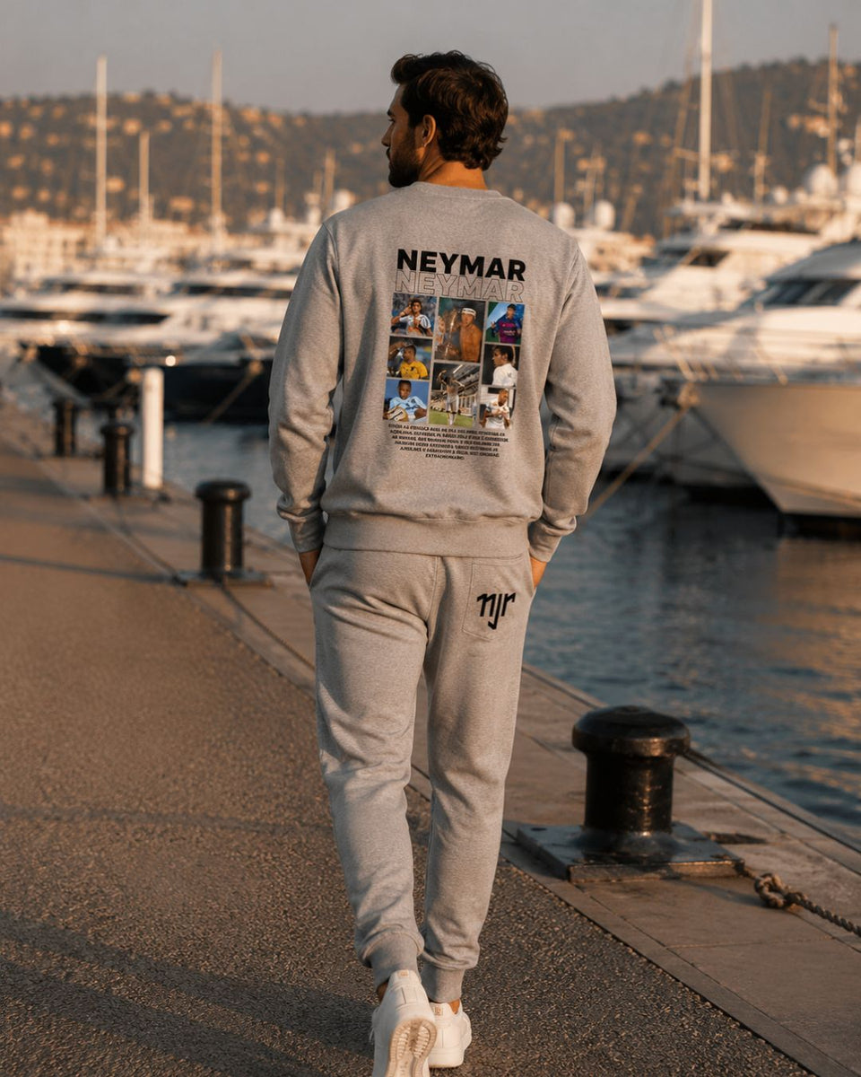 Conjunto Brasil Neymar Estampa Traseira Com Calça Jogger
