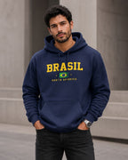 Moletom Brasil South America Bandeira Nacional Estilo Urbano