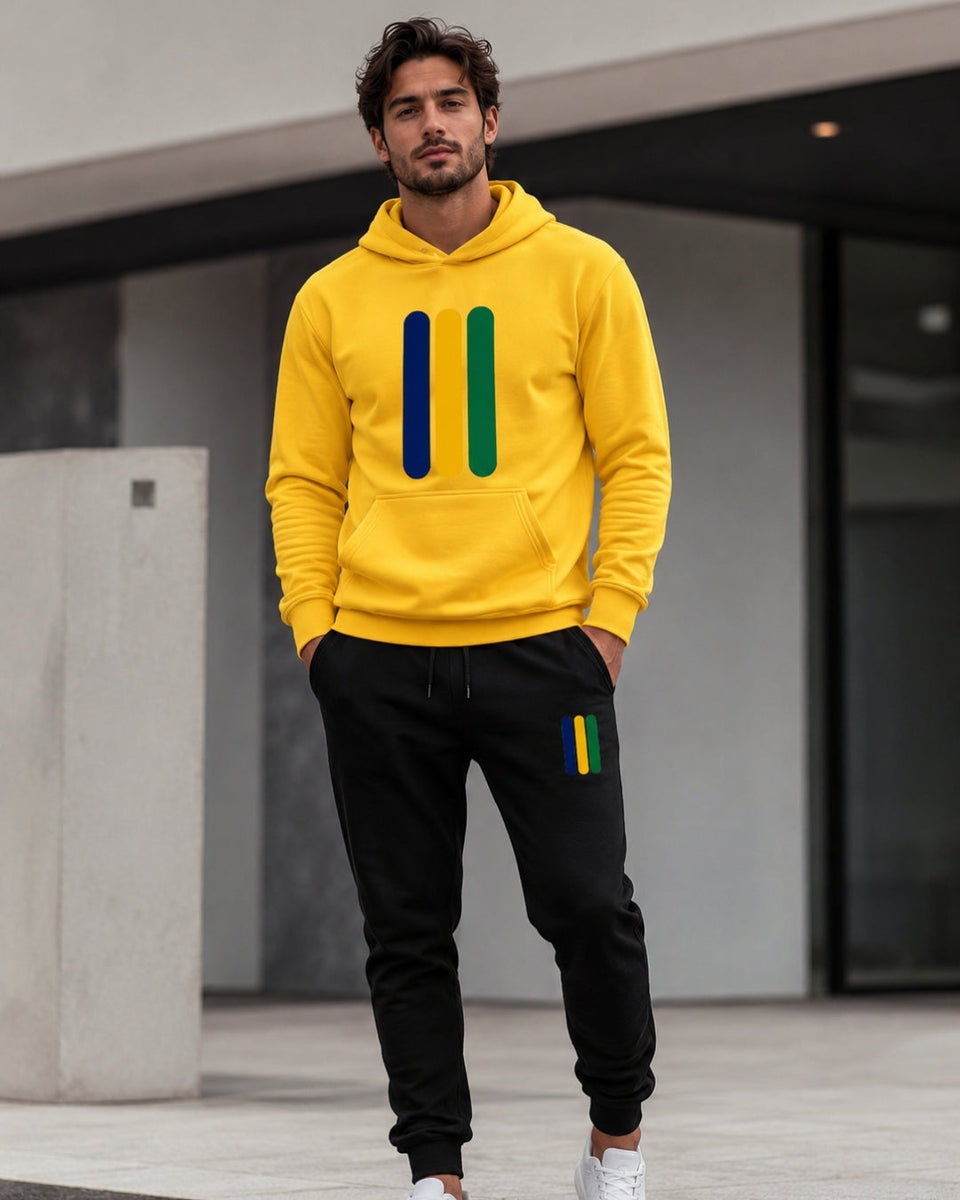 Conjunto Brasil Minimalista Calça Jogger Casual Urbana