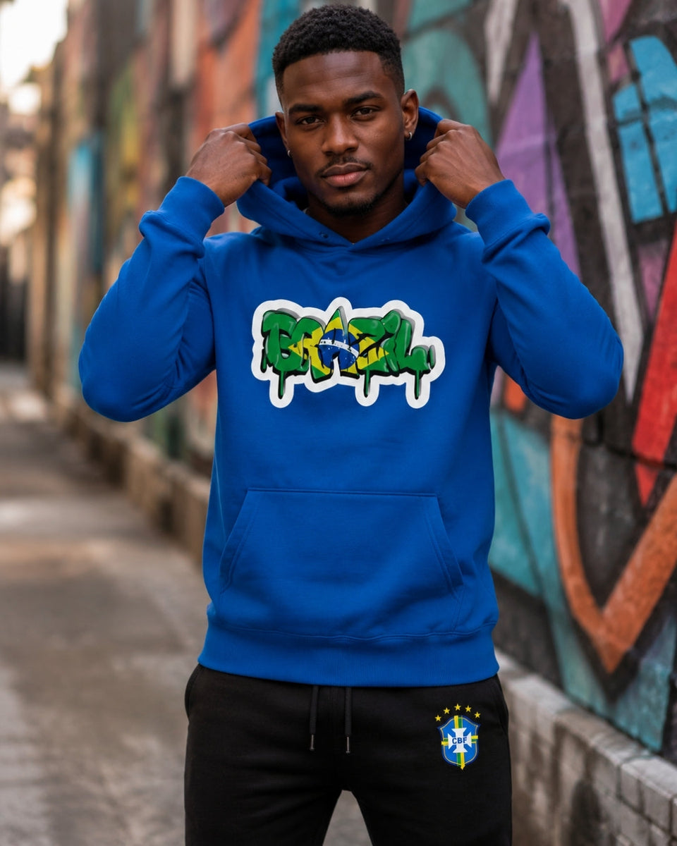 Conjunto Brasil Grafite Urbano Com Calça Jogger Casual