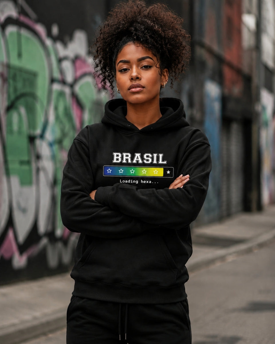 Conjunto Brasil Loading Hexa Calça Jogger Casual Urbana