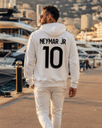 Moletom Neymar Jr 10 Brasil Estampa Costas Com Capuz Casual
