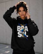 Moletom Brasil Araras Tropicais Estampa Frontal Estilo Casual Urbano