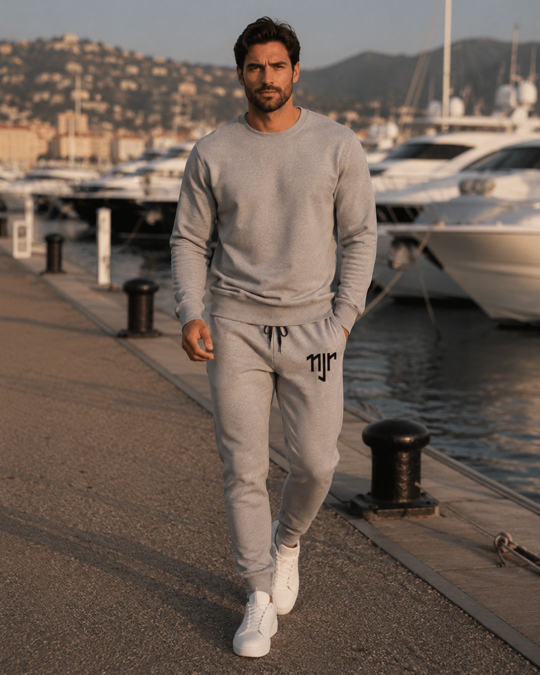 Conjunto Brasil Neymar Estampa Costas Com Calça Jogger Casual