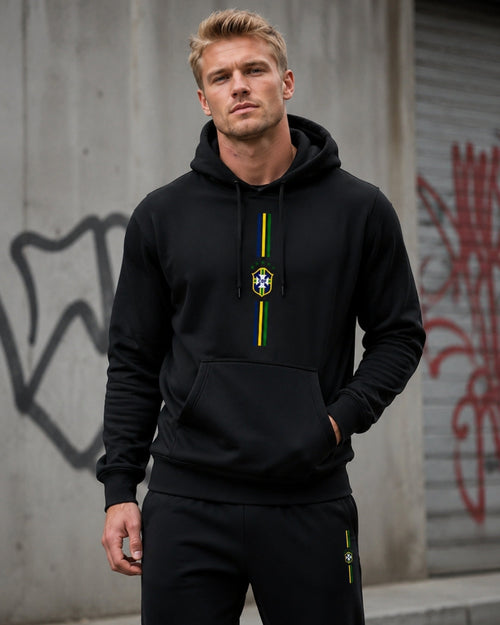 Conjunto Brasil Escudo Central Com Calça Jogger Urbana