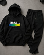 Conjunto Brasil Loading Hexa Com Calça Jogger Estilo Casual Urbano