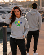 Conjunto Brasil Estampa Colorida Com Calça Jogger Estilo Casual Urbano