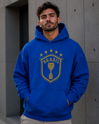 Moletom Brasil Escudo Troféu Com Estrelas E Capuz Casual