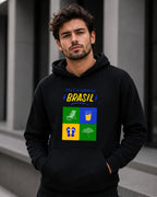 Moletom Brasil Cara Do Brasil Ícones Com Capuz Casual Urbano