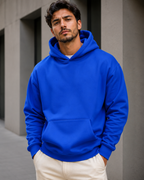 Moletom Básico Com Capuz E Bolso Canguru Casual Urbano