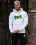Conjunto Brasil Estampa Grafite Com Calça Jogger Casual Urbano