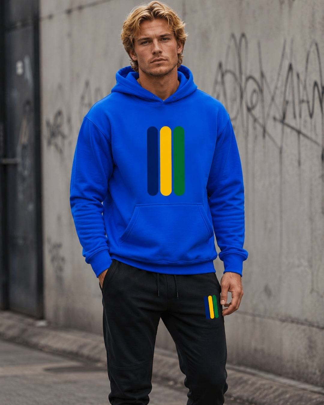 Conjunto Brasil Minimalista Com Calça Jogger Estilo Casual Urbano