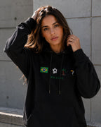 Moletom Brasil Bandeira E Tucano Estampa Tropical Casual Urbano