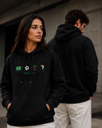 Moletom Brasil Bandeira E Tucano Estampa Tropical Casual Urbano