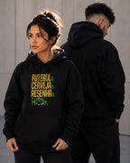 Moletom Brasil Futebol Cerveja E Resenha Com Capuz Casual
