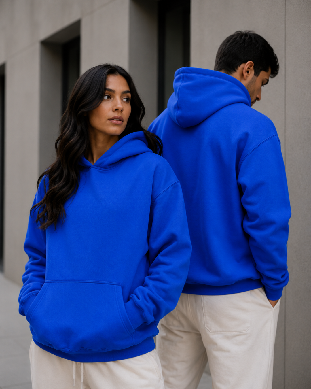 Moletom Básico Com Capuz E Bolso Canguru Casual Urbano