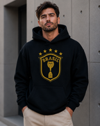 Moletom Brasil Escudo Troféu Com Estrelas E Capuz Casual