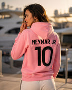 Moletom Neymar Jr 10 Brasil Estampa Costas Com Capuz Casual