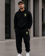 Conjunto Brasil Escudo Nacional Com Calça Jogger  Urbano