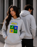 Moletom Brasil Cara Do Brasil Ícones Com Capuz Casual Urbano