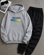 Conjunto Brasil Loading Hexa Com Calça Jogger Estilo Casual Urbano